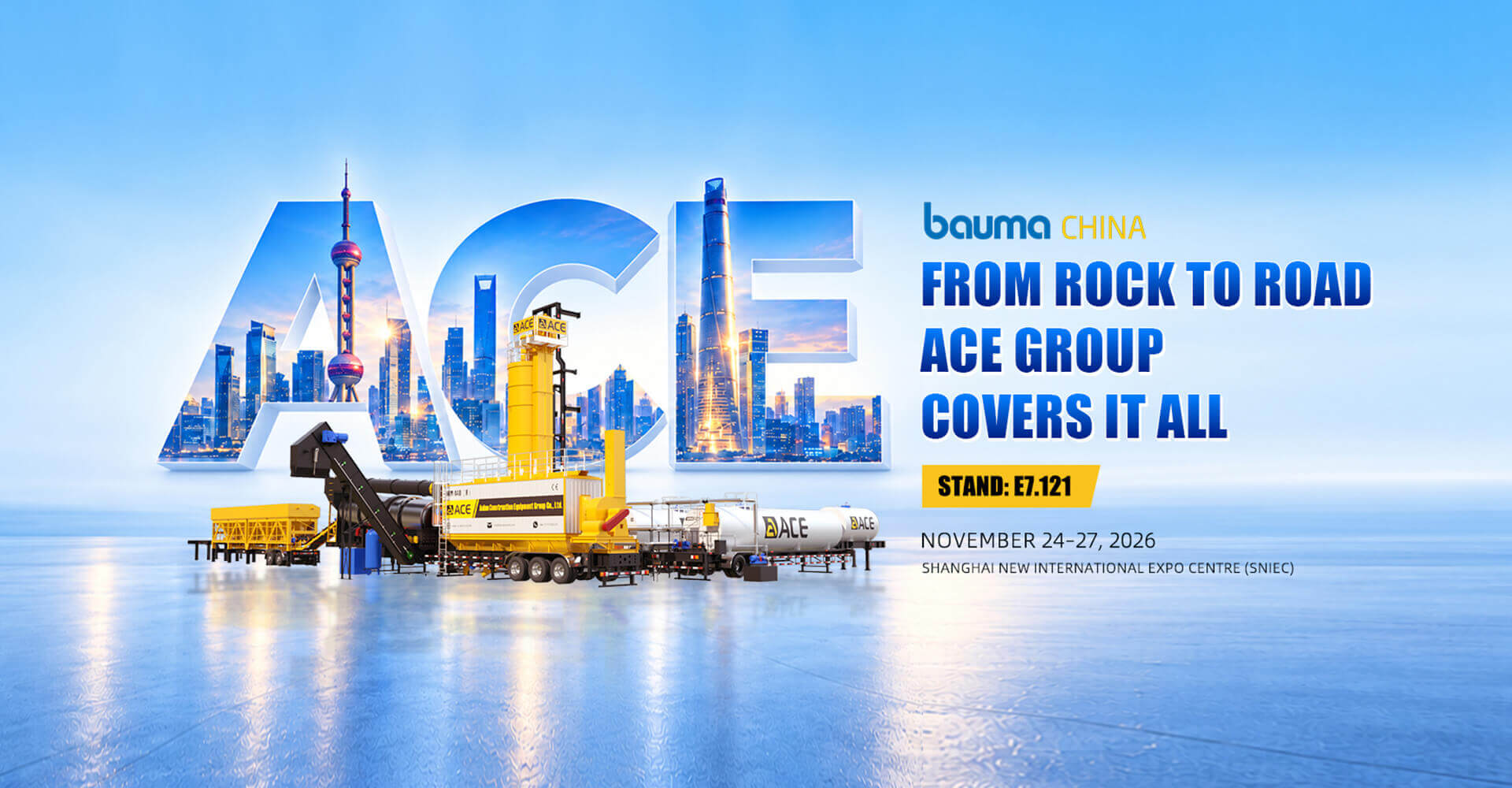 ACE Group to Make a Grand Appearance at 2026 Shanghai Bauma Exhibition
