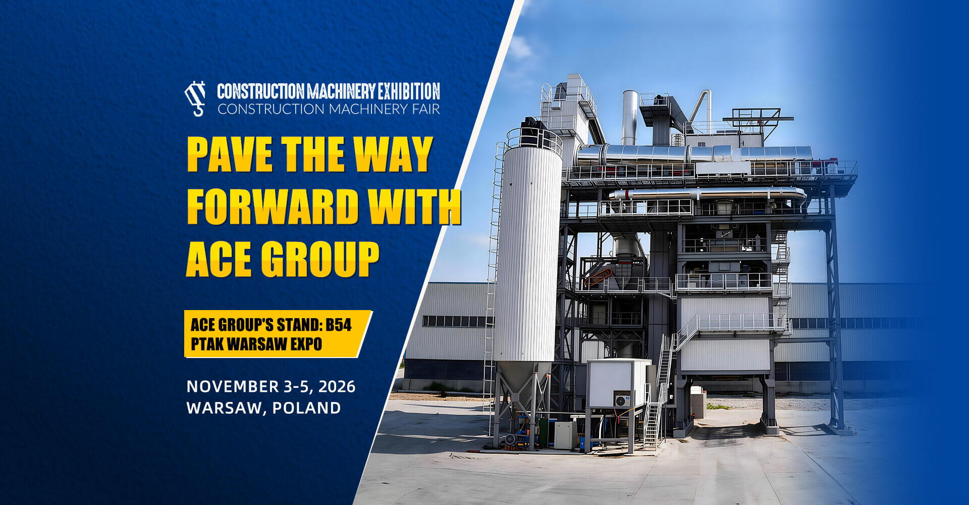 ACE Group to Make a Grand Appearance at 2026 Poland Warsaw Construction Machinery Exhibition