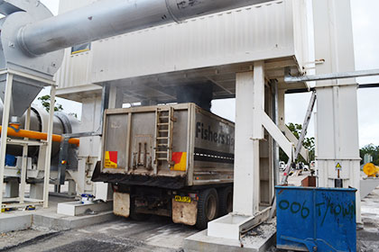 asphalt plant enclosed mixing tower