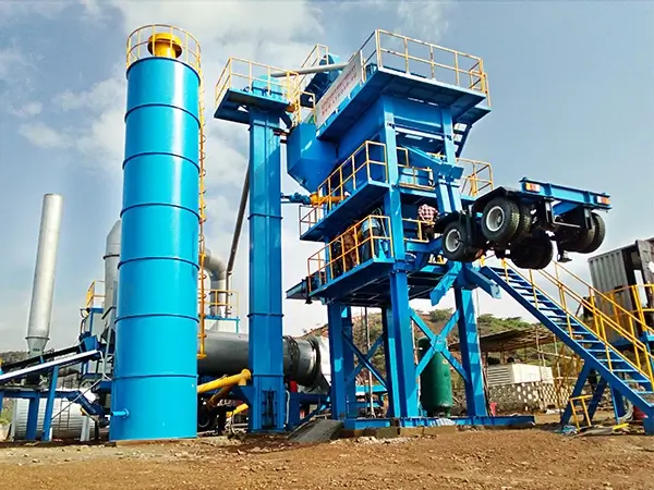 	YLB700 Mobile Asphalt Mixing Plant in Ethiopia 