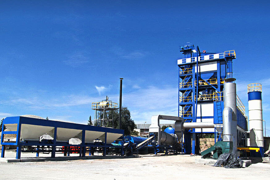 LB1500 asphalt batch mix plant for Algeria customer