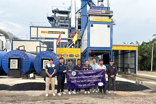 Thailand Highway Department inspecting LYROAD asphalt plant operations
