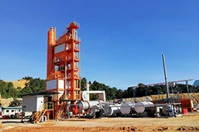 LB1500 asphalt batch mix plant in Malaysia
