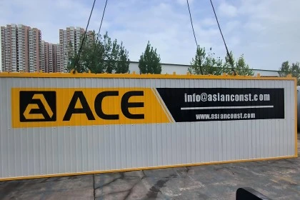 stationary asphalt batching plant shipment preparation
