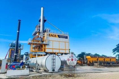 BAP80 asphalt batch mix plant current condition in Philippines