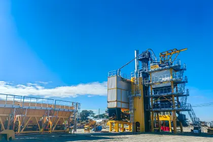 batch mix asphalt plant producing high-quality HMA in Philippines