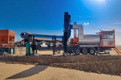 super-mobile asphalt plant structure in Niger
