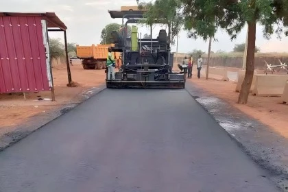 super-mobile asphalt plant producing high-quality asphalt mixtures in Niger