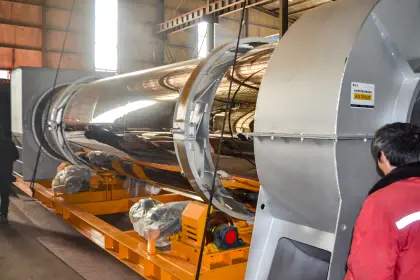 RAP Drying Drum shipment preparation