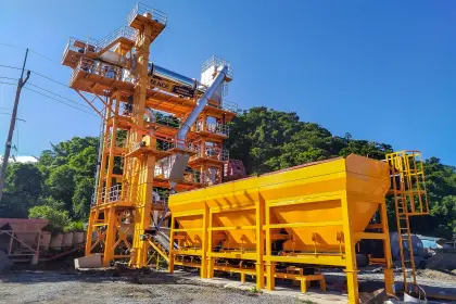 RLB60 asphalt recycling plant current condition in Thailand