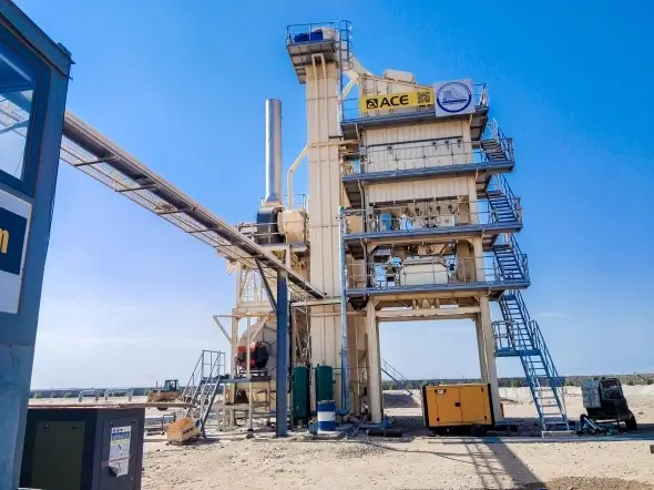 ALB1500 Stationary Asphalt Batching Plant in Yemen - Turnkey Solution