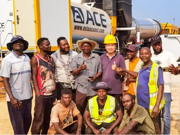 ACE engineers posing with their DRC engineering partners