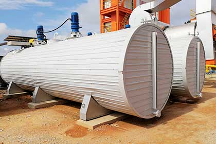 asphalt plant bitumen tanks