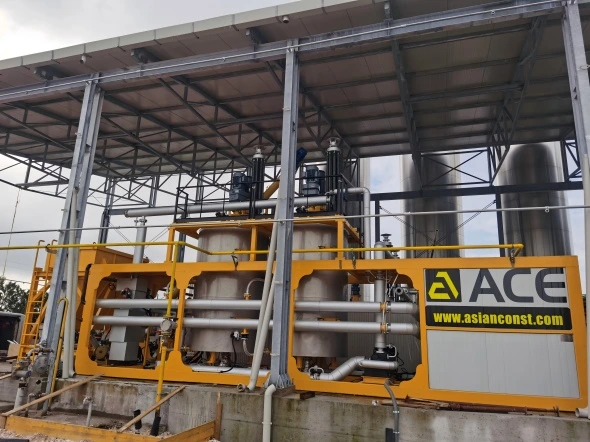 RGS-15S Asphalt Rubber Plant in Italy - Main Equipment