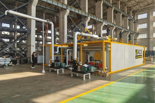 Quality control testing of RGS-15S Asphalt Rubber Blending Equipment