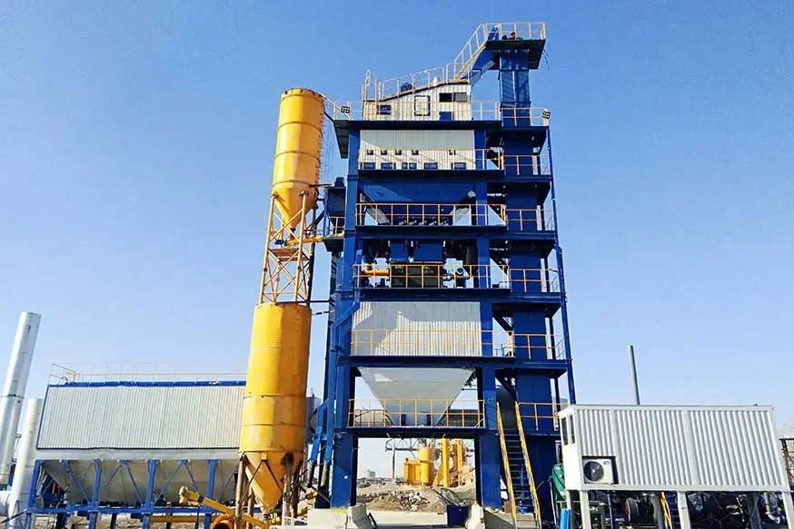 LB3000 asphalt plant in Uzbekistan