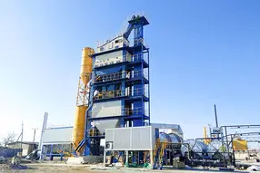 240TPH Asphalt Batch Mix Plant Running Smoothly in Uzbekistan