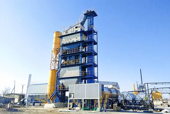 240TPH Asphalt Batch Mix Plant Running Smoothly in Uzbekistan