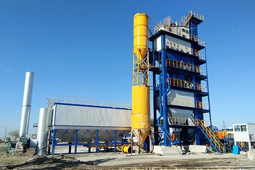 Asphalt batch plant in Uzbekistan