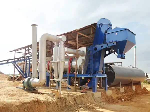 DHB40 Asphalt Mix Plant Delivered to Burma Successfully Installed