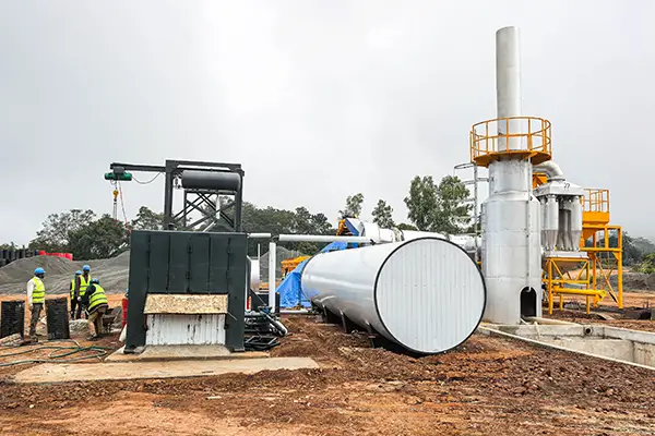 DHB60 Continuous asphalt plant installation in Malawi