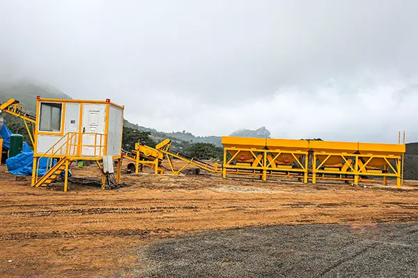 DHB60 Continuous asphalt station operation and production
