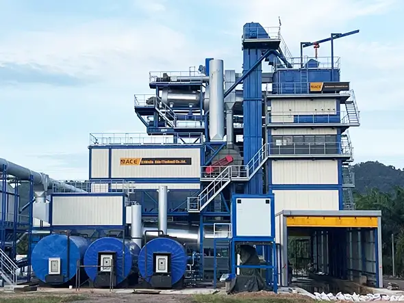 Integrated Virgin BAP160 & Recycled RAP80 Asphalt Mixing Plant
