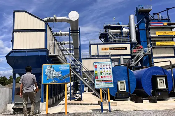 Post-installation site visit by LYROAD specialists in Thailand