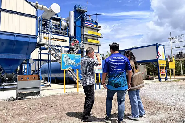 ACE Group team discussing plant performance with Thai operators