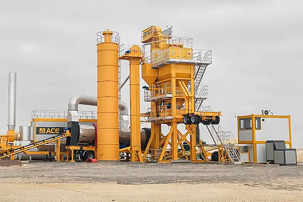 YLB1500 Mobile Asphalt Plant in Malawi Construction Site