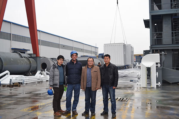 concrete batching plant customer visit