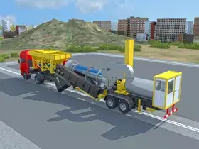 Super-Mobile Asphalt Plant