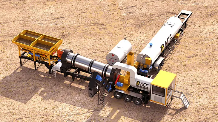 Super-Mobile Asphalt Plant