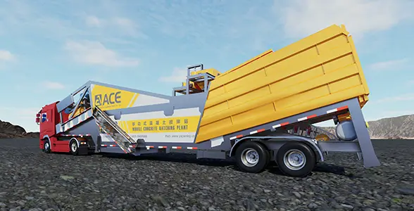 Versatile Mobile Concrete Plant for Construction Needs