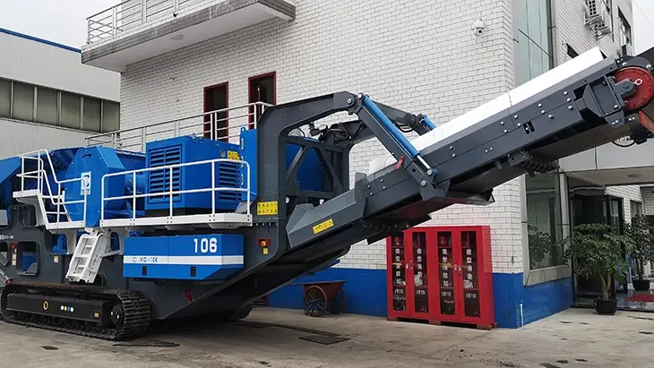 Mobile Crawler jaw Crusher manufacuturer