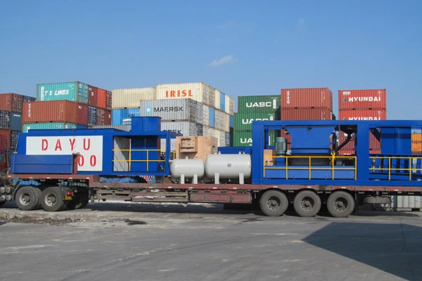 asphalt batch plant shipment to Algeria