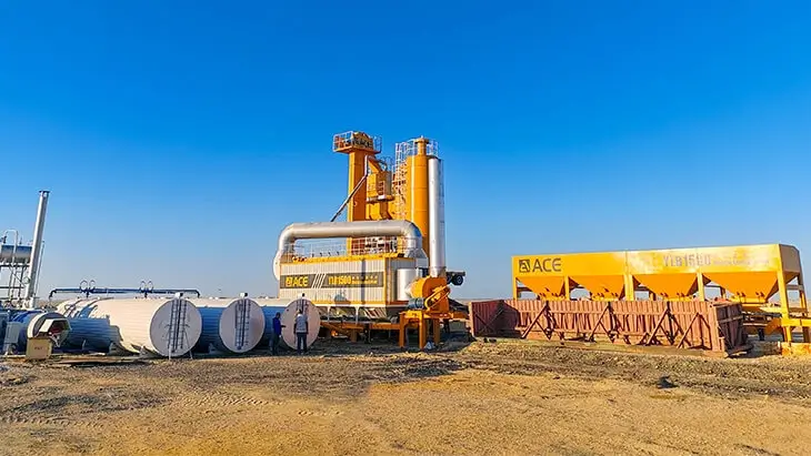 MAP series semi-mobile asphalt plant