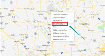 Search nearby
