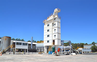 environmental friendly asphalt production plant ELB1000 in Australia, 80t/h