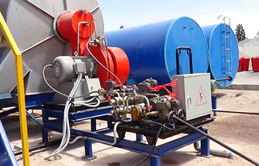 diesel /heavy oil burner for asphalt production plant