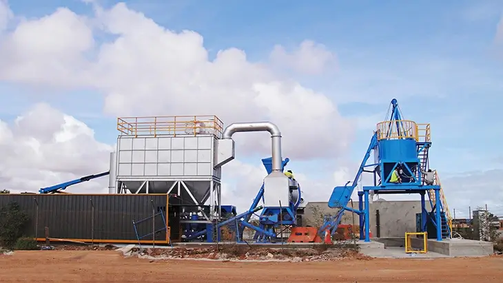 SLB asphalt drum mix plant 