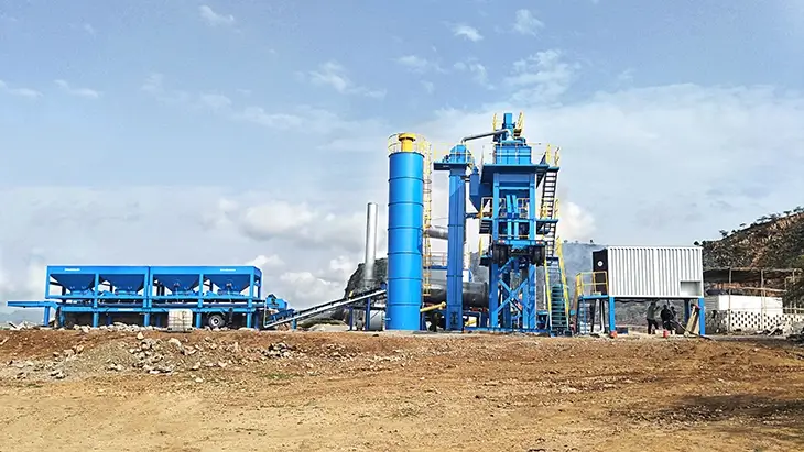 YLB series portable asphalt batching plants for sale