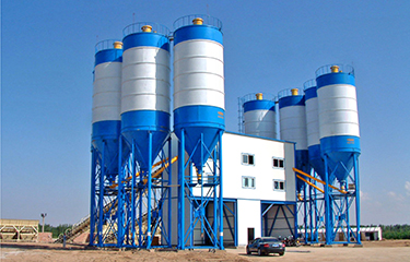 tower type concrete batch mix plant