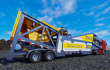 mobile ready mix concrete plant