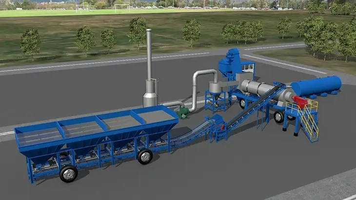 Drum Mix Asphalt mixing Plant