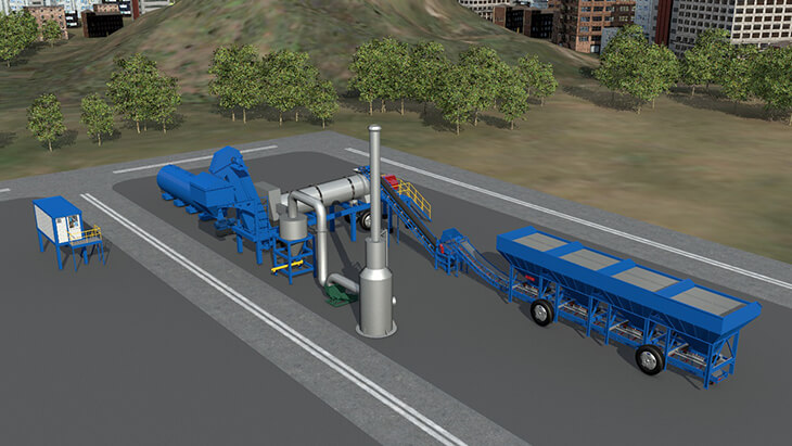 Mobile Asphalt Plant MDHB