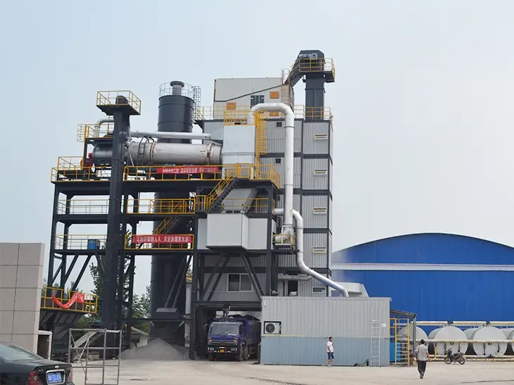 RAP processing unit of asphalt mixing plant