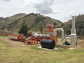 asphalt drum mix plants with integrated structure, transportation optimized, Cost effective, shorter payback period