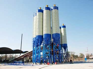 Concrete Plant With 100T Cement Silo