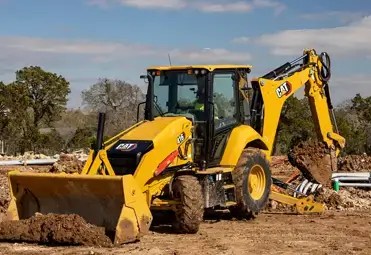 Cat backhoe loader